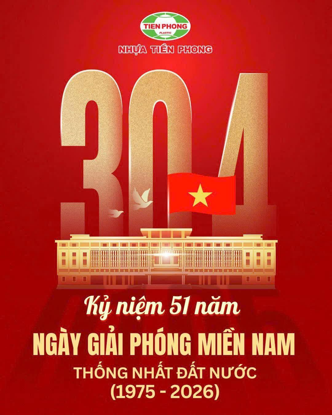 CHÀO MỪNG KỶ NIỆM 51 NĂM NGÀY GIẢI PHÓNG MIỀN NAM THỐNG NHẤT ĐẤT NƯỚC (30/4/1975 - 30/4/2026)