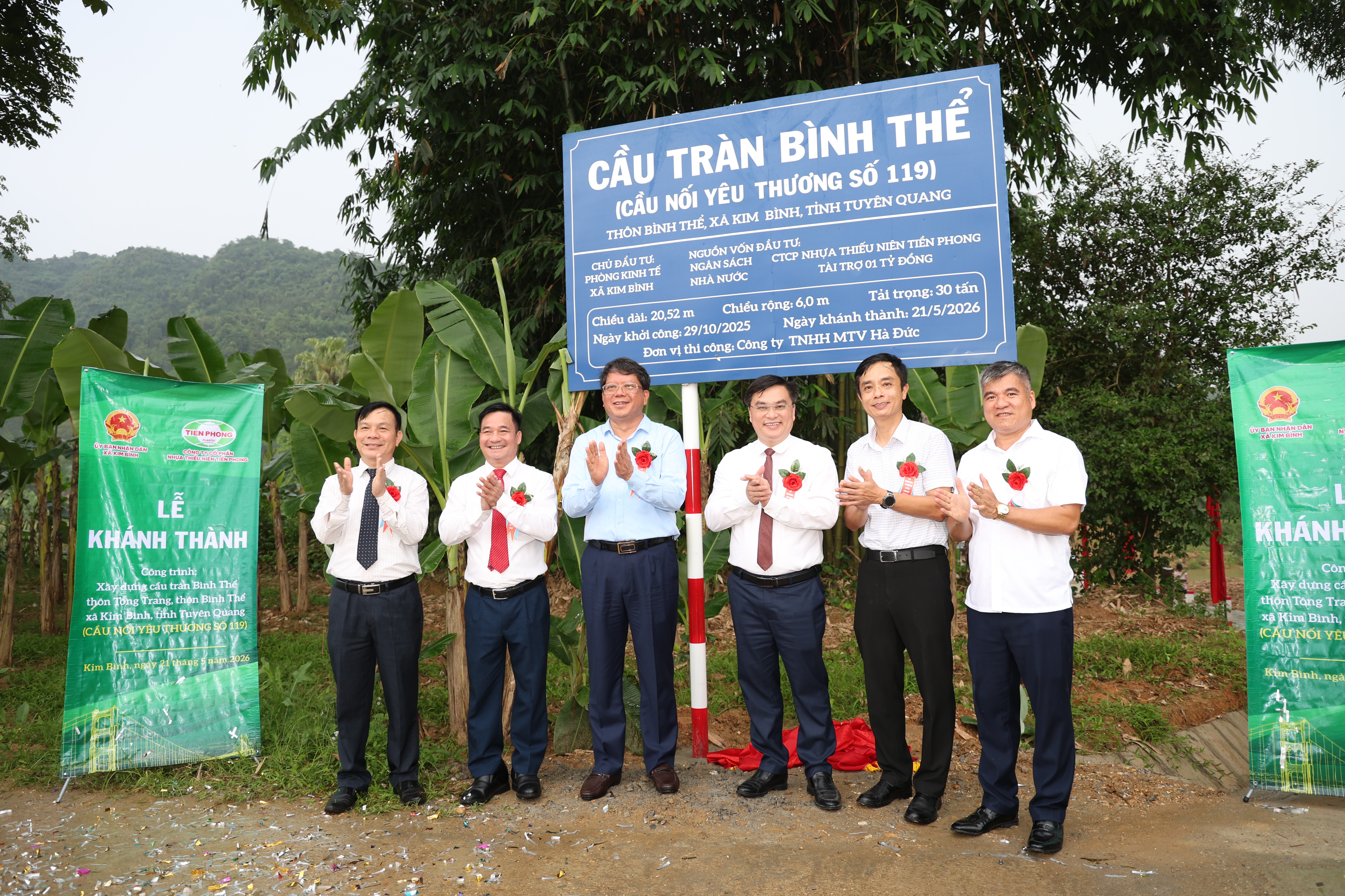 KHÁNH THÀNH CẦU NỐI YÊU THƯƠNG SỐ 119 - CẦU TRÀN BÌNH THỂ