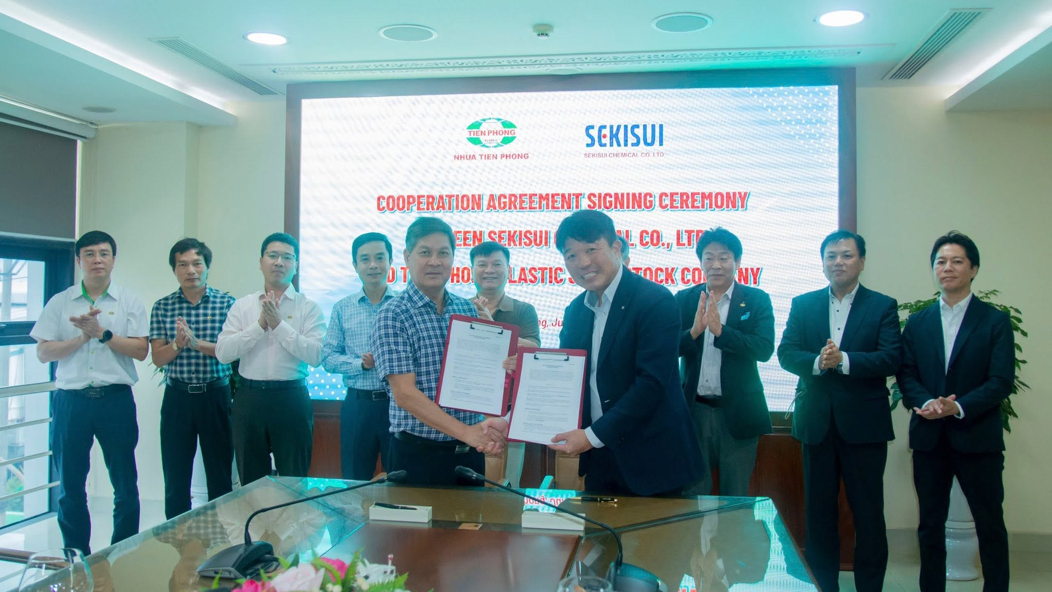 NHỰA TIỀN PHONG KÝ HỢP TÁC VỚI TẬP ĐOÀN SEKISUI CHEMICAL