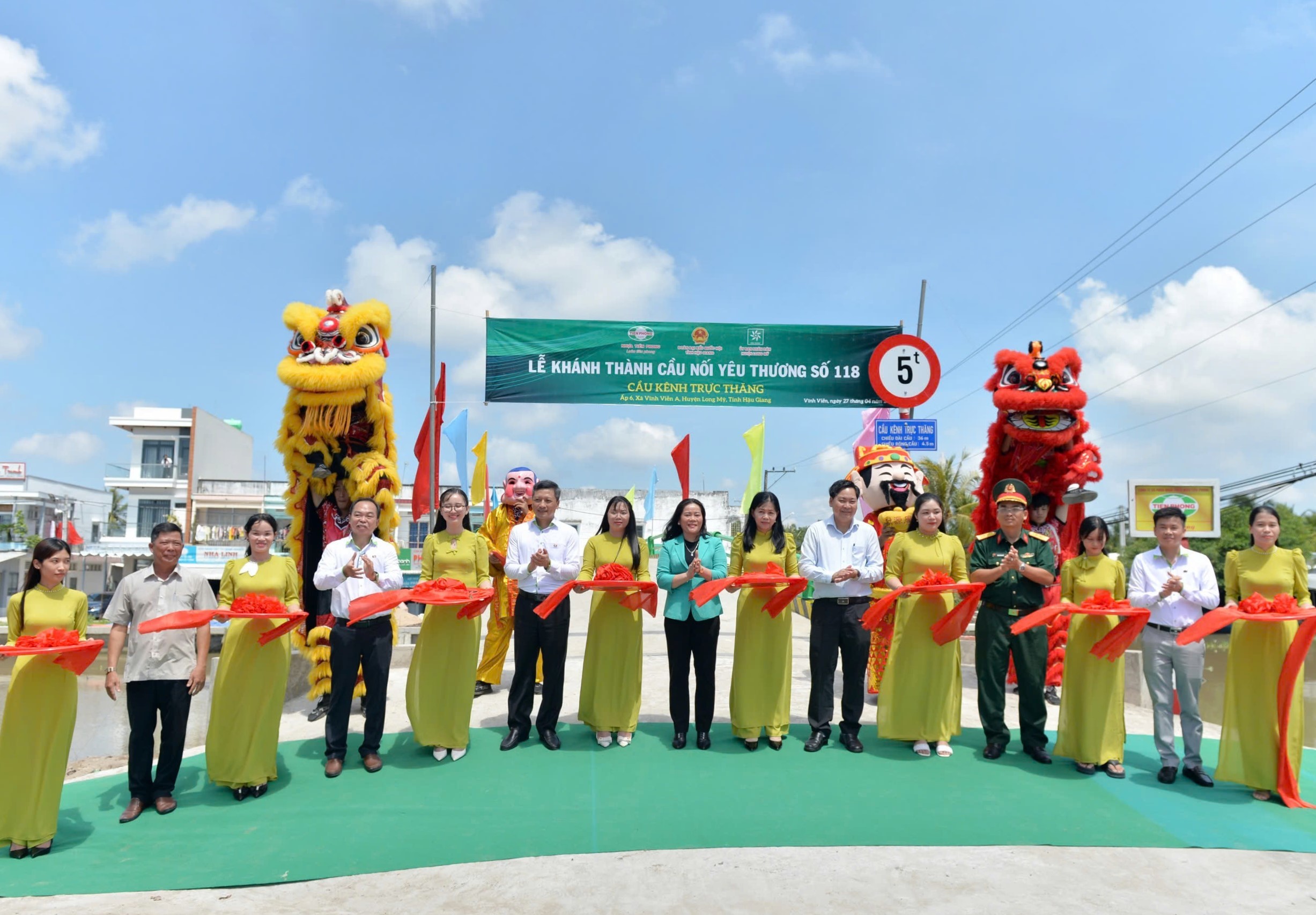 KHÁNH THÀNH CẦU NỐI YÊU THƯƠNG SỐ 118 - CẦU KÊNH TRỰC THĂNG