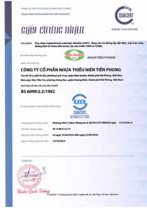 GCN Phụ tùng uPVC TC ISO1452-3-2009 (TV)